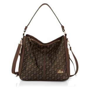 Lavie Women's Mono Clair Large Hobo Bag | Ladies Purse Handbag | Bag for Women | Rakhi Gift for Sister images:
