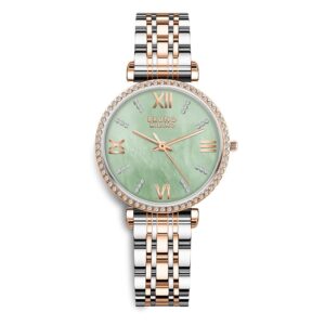BRUNO MILANO Luxe Diamond Studded Bezel Watch for Women and Girls